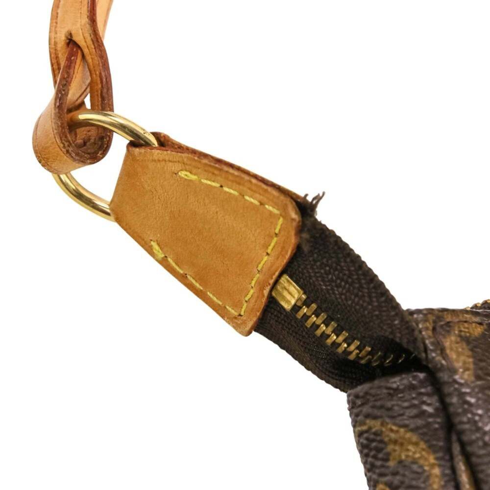 LOUIS VUITTON Authentic Brown Monogram Pochette Pouch - Picture 13 of 15